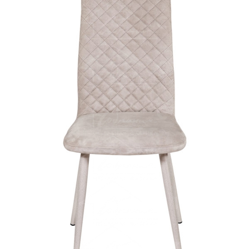 Замшевый стул Виктория с мягким сиденьем вид спереди