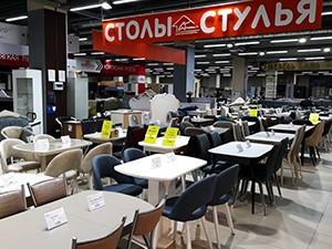 Салон мебели Столы и стулья Собрание в ТРЦ МегаГринн Курск